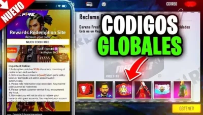 códigos globales free fire