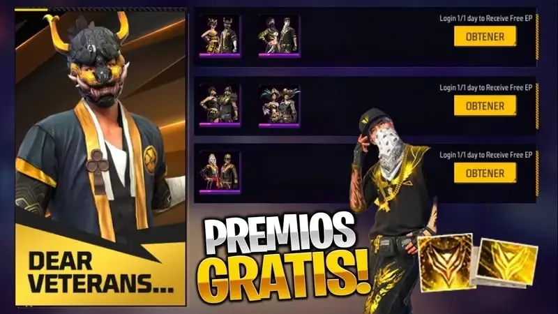 premios veteranos free fire